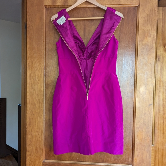 Kate Spade New York Silk Bow Midi Dress | Size 4 - Picture 6 of 6